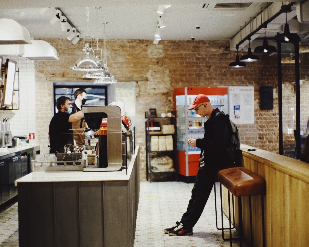 A working Simple Coffee location
